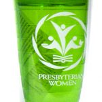 PW logo BPA-free tumbler, green